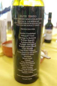 "Elite Tinto, vino mexicano colectivo"