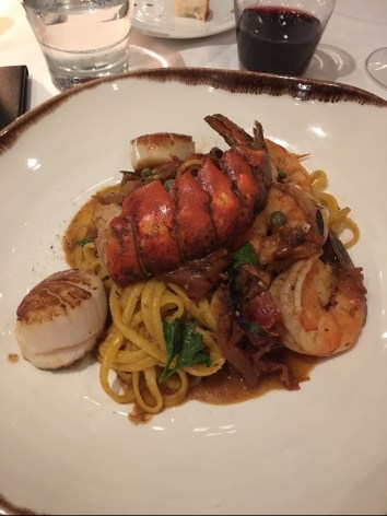 linguini de mariscos
